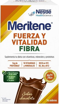 Koktajle Meritene Active Senior Nutrition Batido Sabor Chocolate Rico En Fibra 14 Sobres (8470003254076) - obraz 1