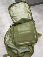 Військовий рюкзак 45 л. Yakeda, Оливковий, тактичний рюкзак для військових, армійський рюкзак для солдатів - зображення 4