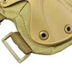 Комплект защиты AOKALI F001 Sand тактический наколенники + налокотники штурмовые - изображение 4