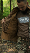 Куртка Vik-Tailor SoftShell з липучками для шевронів Coyote 56 - зображення 4