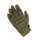 Тактичні рукавиці повнопалі із захистом Olive XL - изображение 3