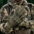 Тактичні рукавиці повнопалі із захистом Olive XL - изображение 13