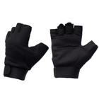 Перчатки тактические MIL-TEC Army Fingerless Gloves Black M - изображение 1