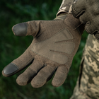 Тактичні рукавиці повнопалі із захистом Olive L - изображение 15