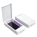 УФ Стерилізатор для смартфона антибактеріальний з вбудованим хабом, білий - зображення 4