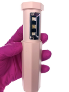 Портативний кишеньковий телескопічний стерилізатор UVС рожевий - зображення 3