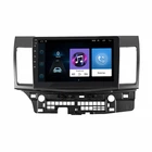 Штатна магнітола Lesko для Mitsubishi Lancer X 2007-2010 екран 10" 1/16Gb/ Wi-Fi Optima GPS Android