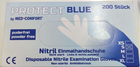 Rękawiczki medyczne Protect Blue Guantes de Nitrilo 200 unidades talla S (4044941012773) - obraz 1