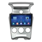 Штатная магнитола Lesko для Kia Carens II (UN) 2006-2012 экран 9" 2/32Gb 4G Wi-Fi GPS Top