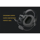 Тактичні активні навушники Earmor М32 + кріплення чебурашка OPS Core Чорний (Kali) - зображення 5
