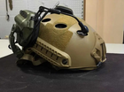 Тактические активные наушники с микрофоном Earmor M32X Mark3 Оливковый (Kali) - изображение 4