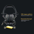 Тактические активные наушники Earmor М32 + крепление чебурашка OPS Core Серый (Kali) - изображение 7