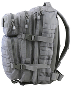 Рюкзак тактичний Kombat Hex-Stop Small Molle Assault Pack сірий - зображення 2