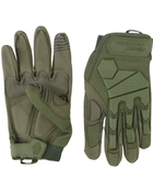 Рукавички тактичні Kombat uk Alpha Tactical Gloves L, оливковий - изображение 4