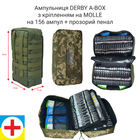 Медицинский рюкзак ампульница органайзер в комплекте DERBY SET-RBM-2 оливка - изображение 7