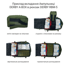 Медицинский рюкзак ампульница органайзер в комплекте DERBY SET-RBM-2 оливка - изображение 8