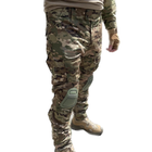 Тактичні штани з наколінниками мультикам розмір L - зображення 3
