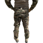 Тактические штаны с наколенниками мультикам размер 2XL - изображение 4