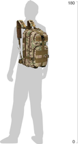 Тактичний штурмовий рюкзак EasyFit EF-2809 триденний 35 л Мультикам (56002838) - зображення 3