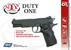 Пистолет пневматический ASG STI Duty One 4,5 мм BB (металл) - изображение 11
