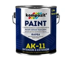 Краска акриловая KOMPOZIT АК-11 для бетонных полов белая-база "А" 2,8кг