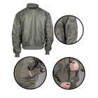 Куртка демісезонна Sturm Mil-Tec US Tactical Flight Jacket Olive L (10404601) - изображение 2