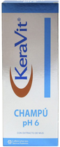 Szampon regenerujący Keravit Shampoo Ph6 200 ml (8470002006294) - obraz 1