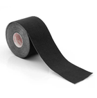 Кінезіо тейп еластична адгезивна стрічка з бавовни BOOB Tape Тейпування Груди 5 см х 5 м чорний - зображення 6
