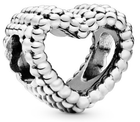 Srebrny charms Pandora Moments Serce z koralików (5700302690972)