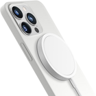 Etui plecki 3MK Hardy Case z MagSafe do Apple iPhone 15 Pro Max Silver-white (5903108527439) - obraz 2
