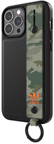 Etui plecki Adidas OR Hand Strap Case do Apple iPhone 13 Pro Max Black-green moro (8718846098694) - obraz 1