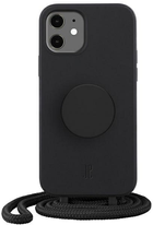 Etui plecki Just Elegance PopGrip do Apple iPhone 11 Black (4062519300428) - obraz 1
