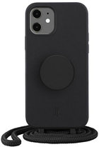 Etui plecki Just Elegance PopGrip do Apple iPhone 11 Black (4062519300428)