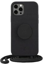 Etui plecki Just Elegance PopGrip do Apple iPhone 12 Pro Max Black (4062519301616)