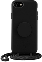Etui plecki Just Elegance PopGrip do Apple iPhone 7/8/SE 2020/SE 2022 Black (4062519300077) - obraz 1
