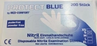 Рукавички медичні Protect Blue Guantes de Nitrilo 200 unidades talla S (4044941012773) - зображення 1