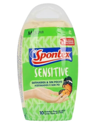 Медицинские перчатки Spontex Latex Sensitive Guantes Satinados Sin Polvo Talla M 10 U (8001700610201) - изображение 1