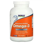 Риб'ячий жир, Омега-3, Omega-3, Now Foods, 500 гелевих капсул (NOW-01653)
