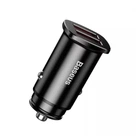 Автомобільний ЗП Baseus Square Metal QC 3.0 30W 2USB (black)