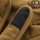 Зимние тактические перчатки сенсорные M-Tac Soft Shell Coyote Размер S - изображение 7