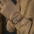 Тактические перчатки Soft Shell Thinsulate Coyote Brown Размер M (сенсорные, софтшелл, непромокаемые) - изображение 8