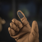 Зимние тактические перчатки сенсорные M-Tac Soft Shell Coyote Размер M - изображение 6