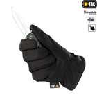 Тактические перчатки Soft Shell Thinsulate Black Размер M (сенсорные, софтшелл, непромокаемые) - изображение 10