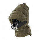 Флісові тактичні рукавички з утеплювачем M-Tac Fleece Thinsulate Olive Розмір L (23-25 см) (Touch Screen сенсорні) - зображення 4