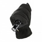 Флисовые тактические перчатки c утеплителем M-Tac Fleece Thinsulate Black Размер M (20-23 см) (Touch Screen сенсорные) - изображение 3