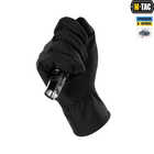 Зимові сенсорні тактичні рукавички M-Tac Soft Shell Black Розмір XL - зображення 3