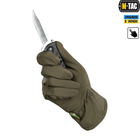 Зимние тактические перчатки сенсорные M-Tac Soft Shell Olive Размер XL (90010001) - изображение 3