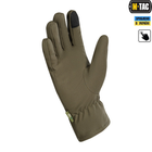 Зимові сенсорні тактичні рукавички M-Tac Soft Shell Olive Розмір L (90010001) - зображення 5