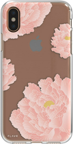 Etui plecki Flavr Pink Peonies do Apple iPhone X 30037 Clear (4029948065793) - obraz 1