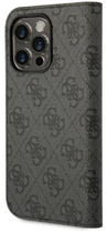 Etui z klapką Guess Book 4G Vintage Gold Logo do Apple iPhone 14 Pro Black (3666339083182) - obraz 2